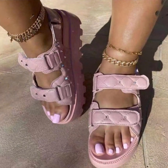 DOUBLE STRAP SANDALS - Picture 2 of 4